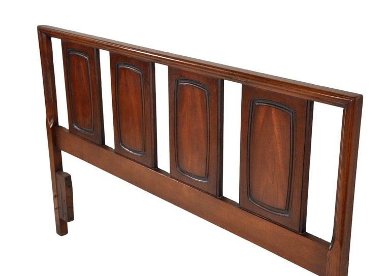 Broyhill Emphasis Queen Size Walnut Headboard For Sale at 1stDibs