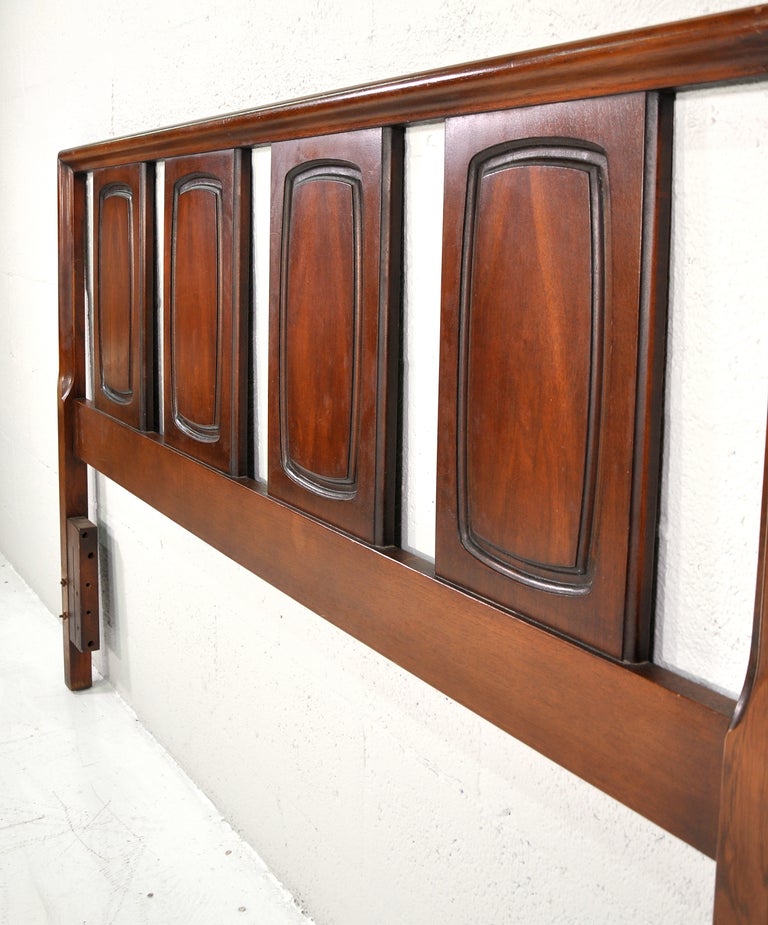 Broyhill Emphasis Queen Size Walnut Headboard For Sale at 1stDibs