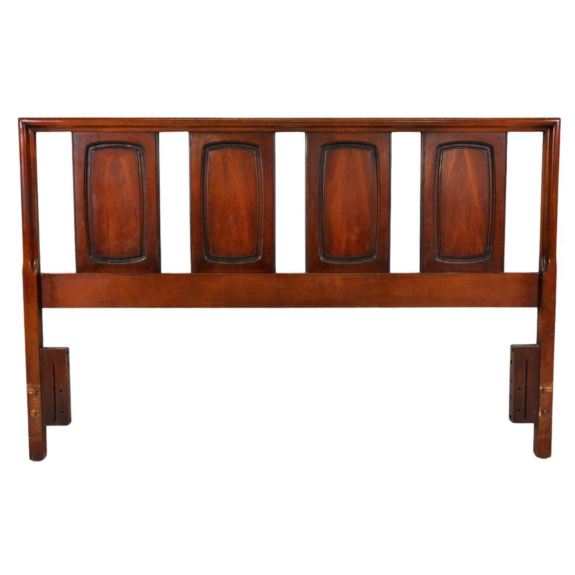 Broyhill Emphasis Queen Size Walnut Headboard For Sale