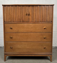 Broyhill Premier Division Mid-Century Highboy Dresser