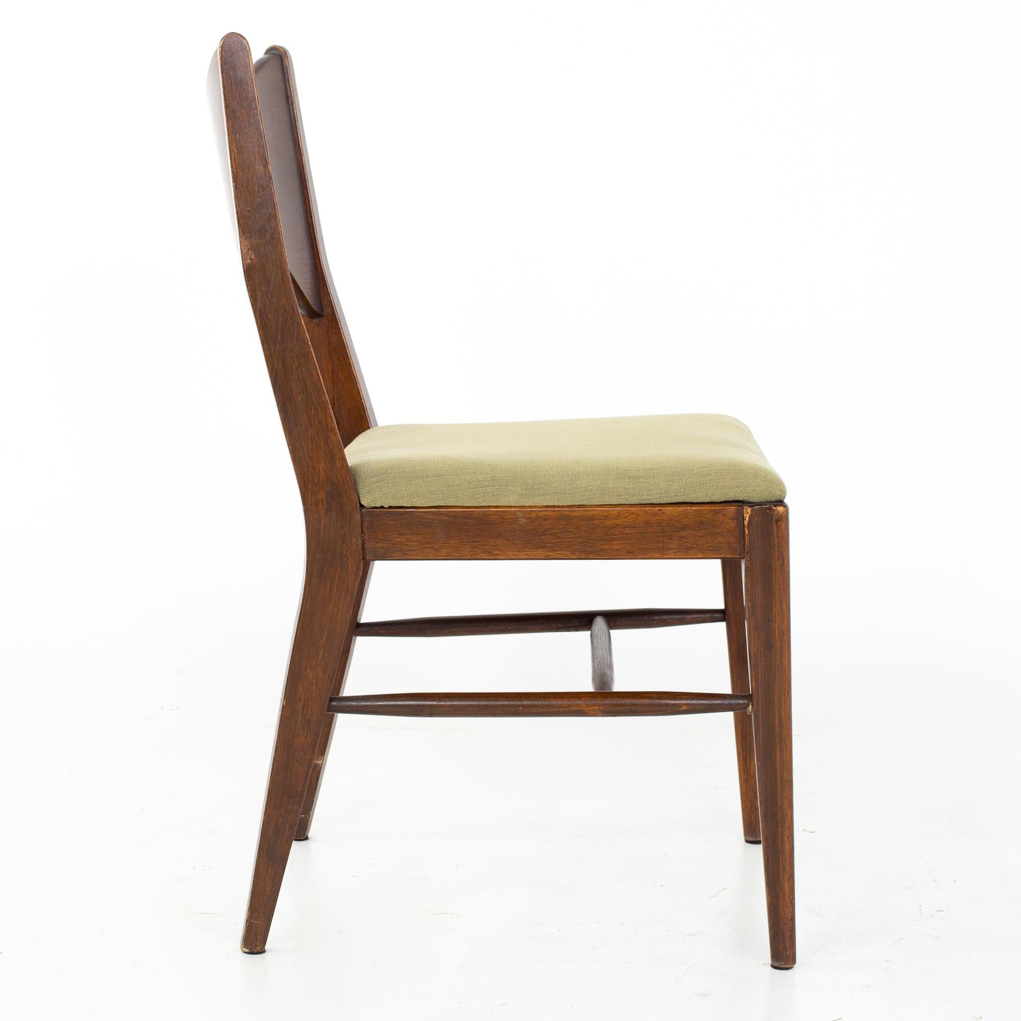 Upholstery Broyhill Saga Mid Century Dining Chairs, Set of 4