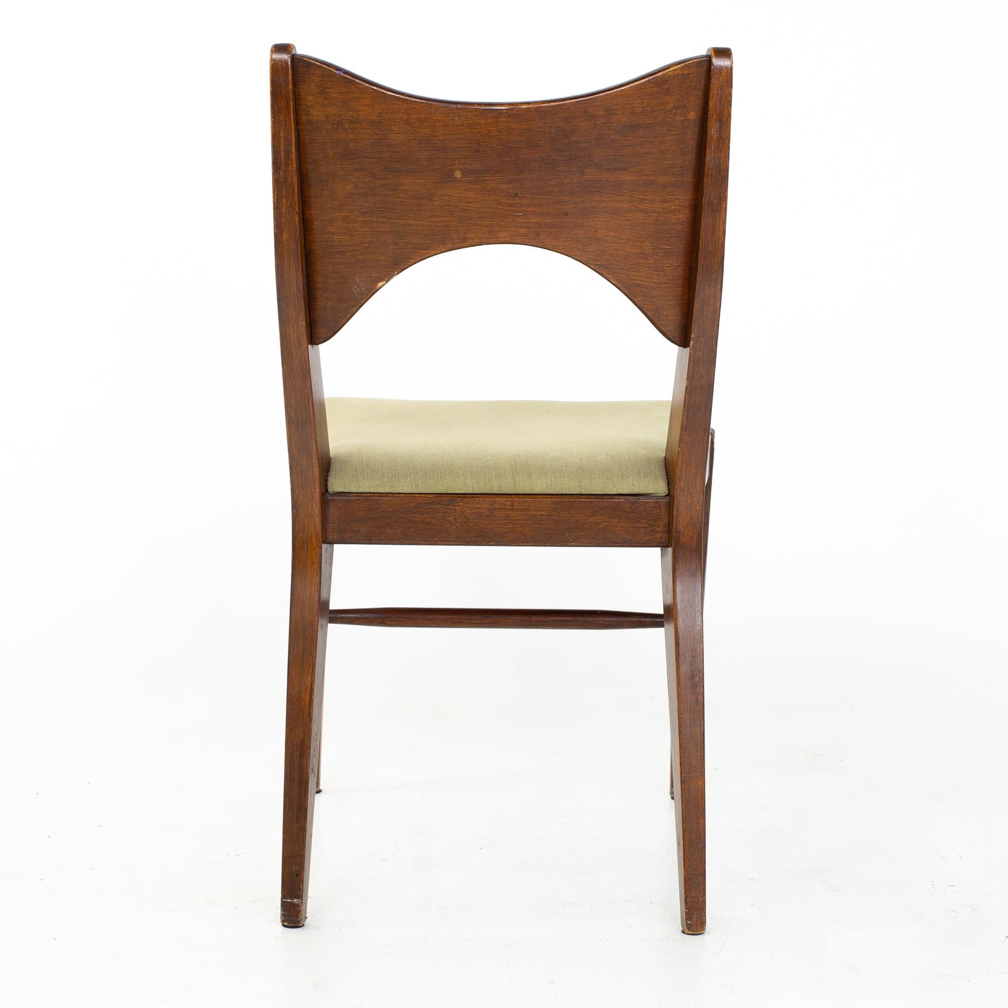 Broyhill Saga Mid Century Dining Chairs, Set of 4 2