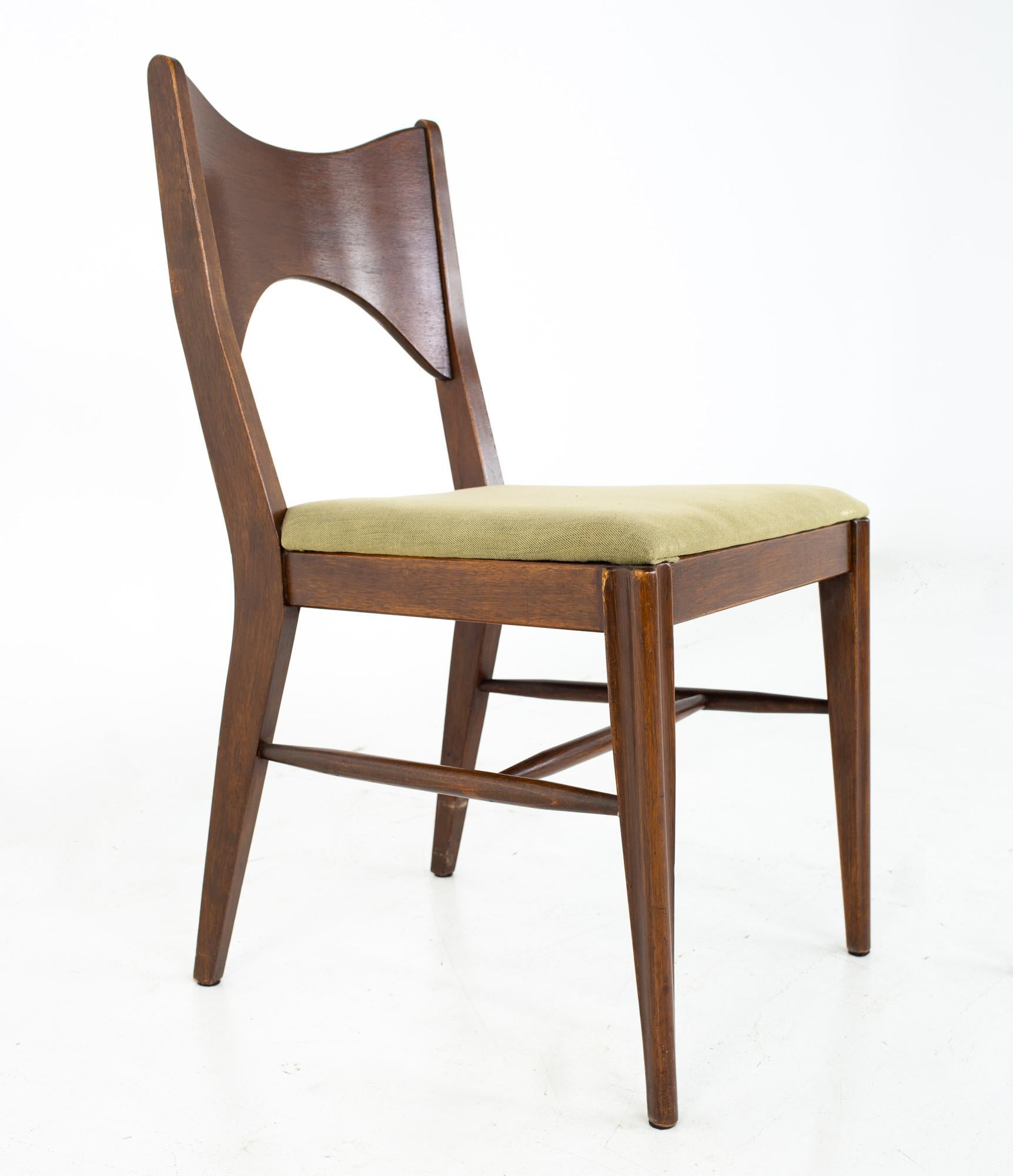 American Broyhill Saga Mid Century Dining Chairs, Set of 4