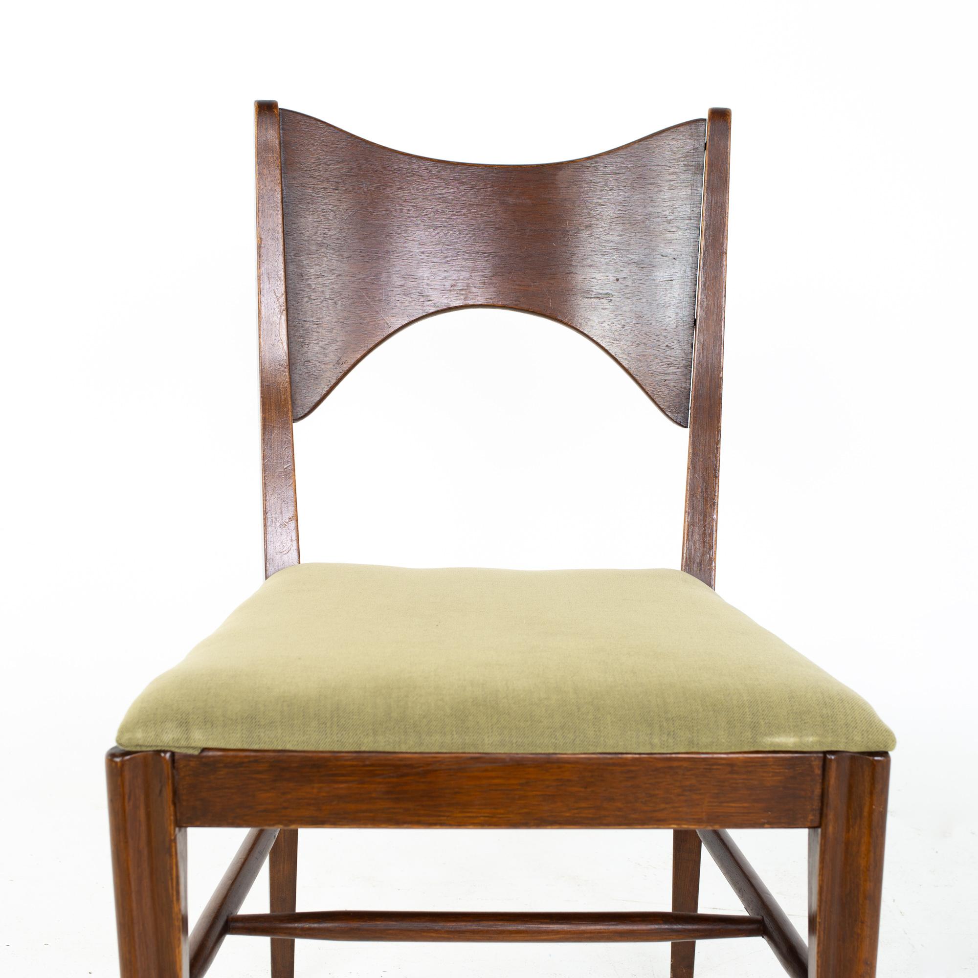 Late 20th Century Broyhill Saga Mid Century Dining Chairs, Set of 4