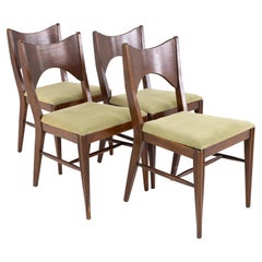 Chaises de salle à manger Broyhill Saga Mid Century:: ensemble de 4 pièces