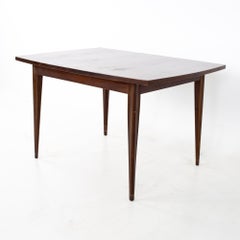 Broyhill Saga Mid Century Dining Walnut Surfboard Dining Table