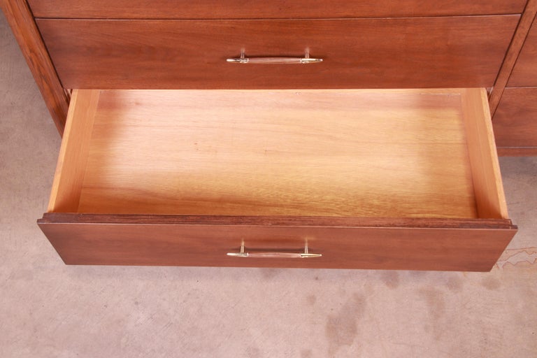 Broyhill Saga MidCentury Modern Walnut Magna Gentleman's Chest, 1962
