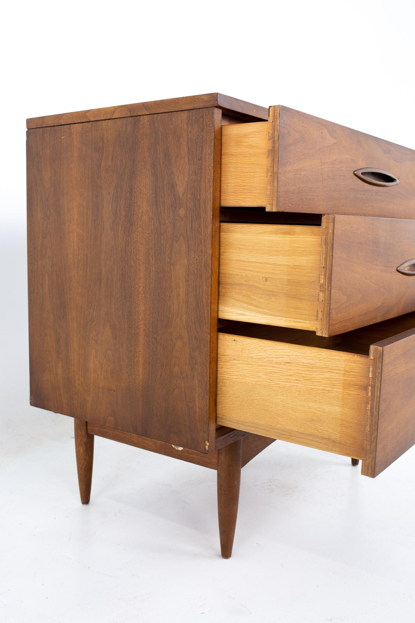 Broyhill Sculptra Brutalist Mid Century Bar Buffet and Hutch 7