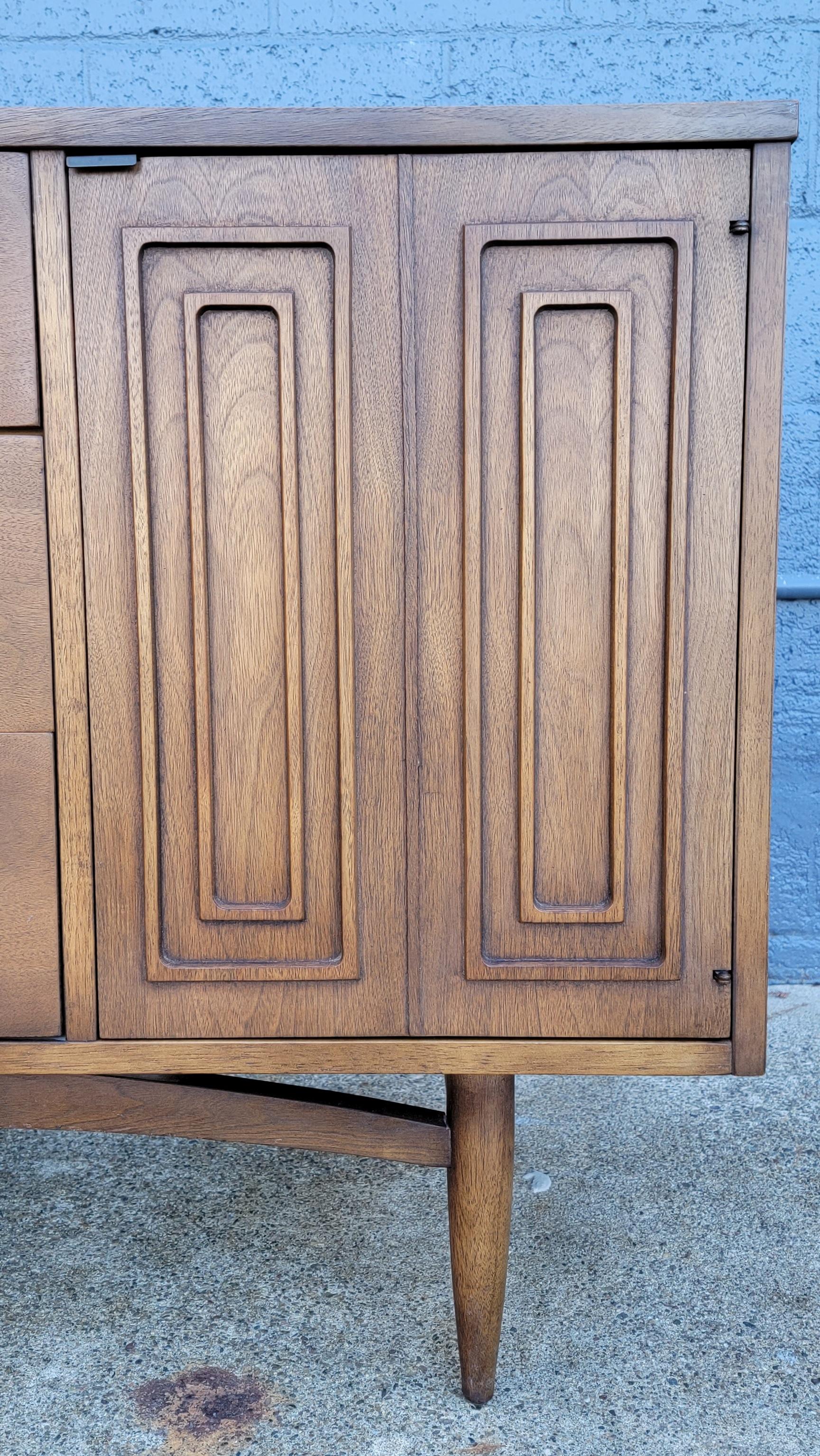 Mid-Century Modern credenza by Broyhill Furniture. 