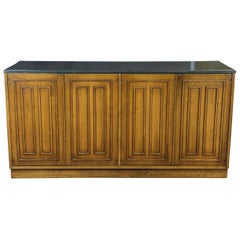 Broyhill Sculptra Nussbaum Schiefer Mid-Century Modern Buffet Anrichte Credenza MCM