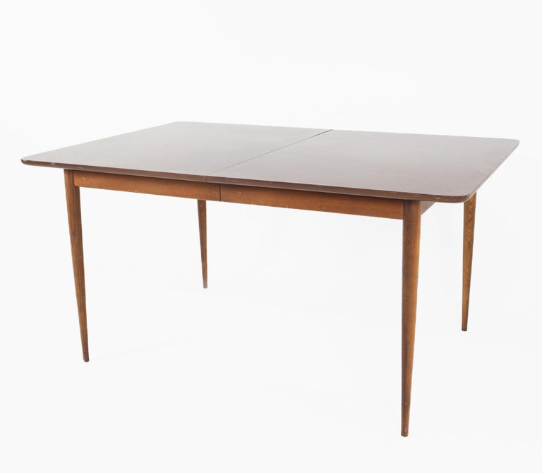 Broyhill Style MidCentury Laminate Top Dining Table For Sale at 1stDibs
