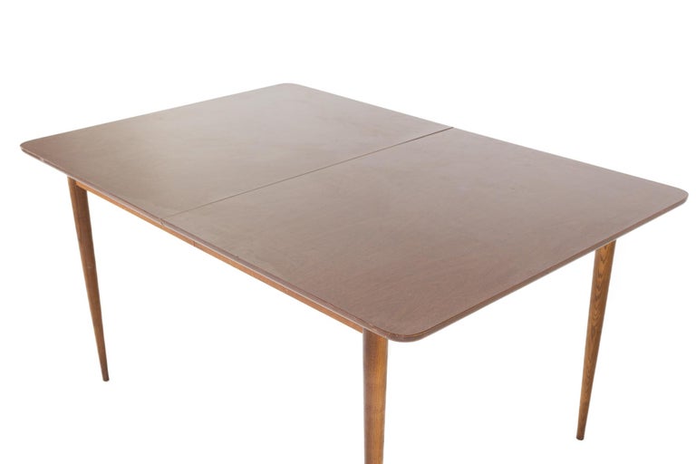 Broyhill Style MidCentury Laminate Top Dining Table For Sale at 1stDibs