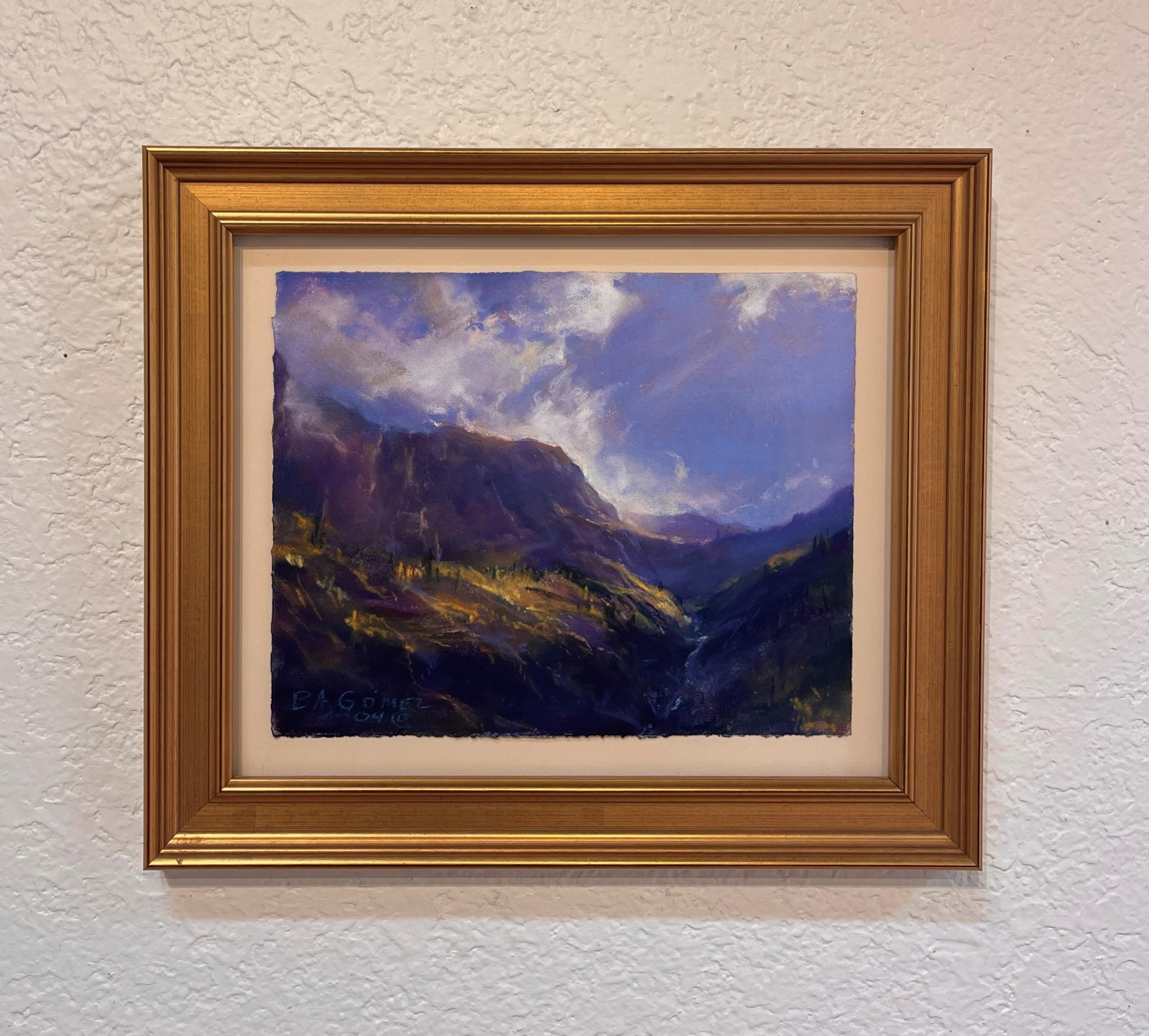 Beneath Ingram Falls Morning (2004), Realismus-Gemälde, Berglandschaft, Öl im Angebot 2