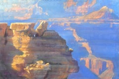 "Mather Point" (2023) by Bruce A. Gomez, Original Pastel Landscape