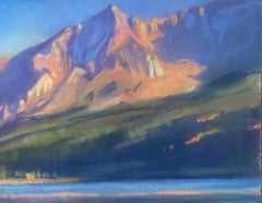 Trout Lake, Emerald Waters, Original Pastel Painting