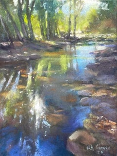 «Oak Creek, Sedona» - Pintura original de paisaje al pastel