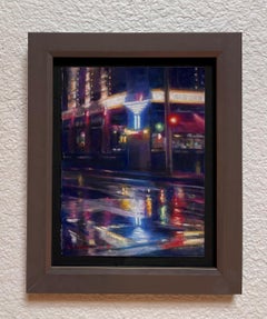 "Paramount" (2022) by Bruce A. Gomez, Original Pastel Cityscape