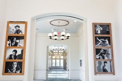 Contemporary Hyperrealist Large Portrait Film Noir Strip Film Still Black White