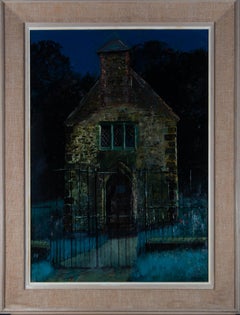 Bruce Barnden (1925-2009) - 20th Century Oil, Chapel at Night
