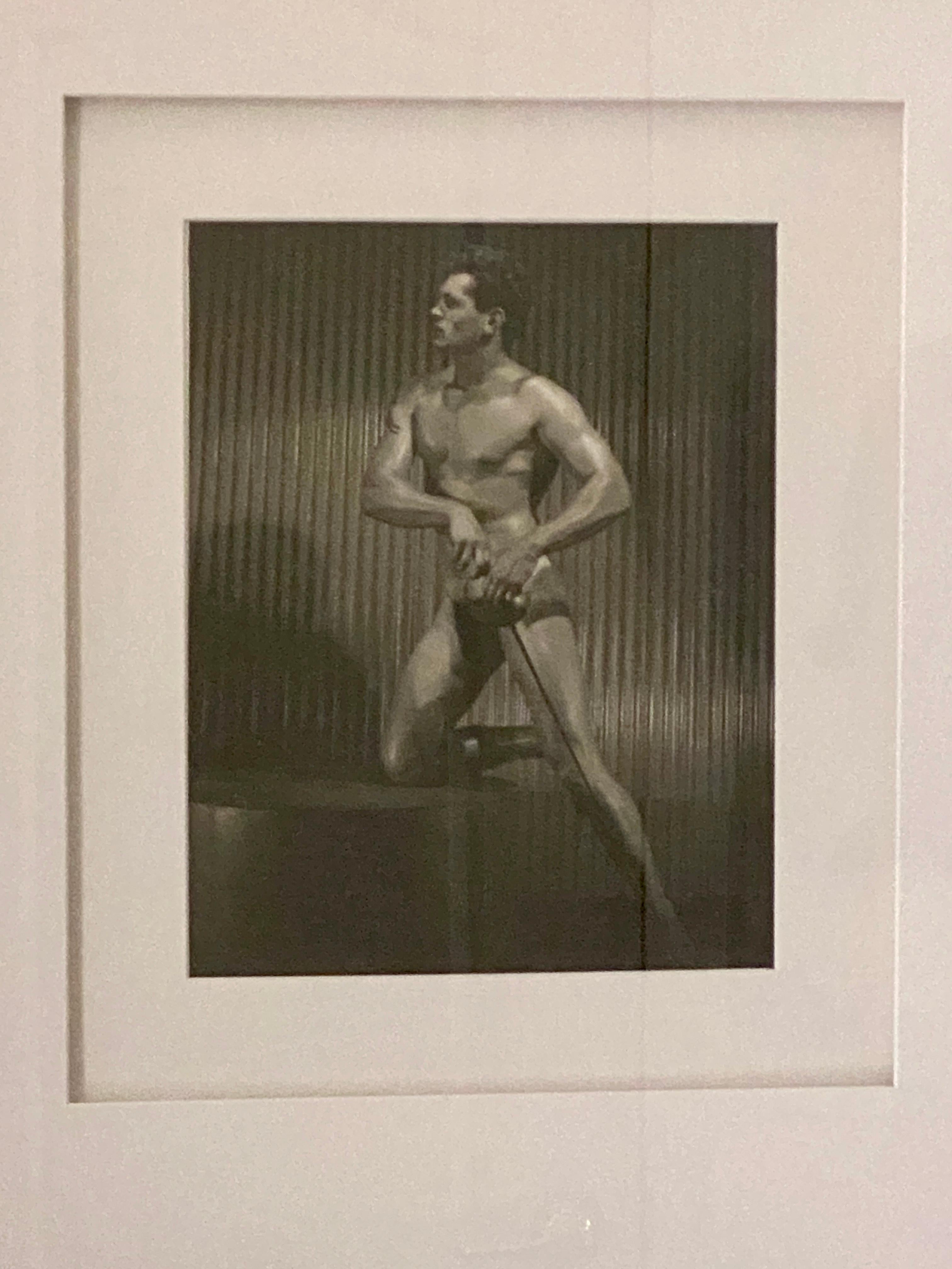Americano Bruce Bellas AKA Bruce of LA Foto originale di fisico maschile degli anni '50 in vendita