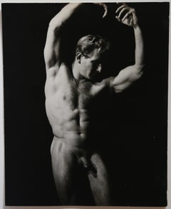 BRUCE BELLAS 1950 VINTAGE MALE NUDE BEEFCAKE PHOTOGRAPH OF JERRY SULLIVAN