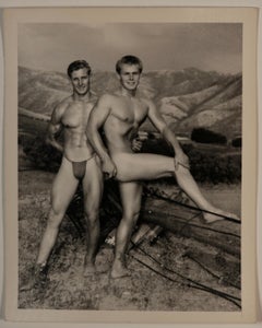 Bruce Bellas Vintage 1950 Photo Set Male Physique Robert Kendall & Jerry Debry