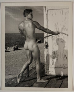 BRUCE BELLAS Vintage 1950er Jahre Foto des männlichen Physique-Modells Dennis Christensen, BRUCE BELLAS