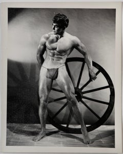 BRUCE BELLAS Vintage 1950s Photo of Male Physique Model James Pappa