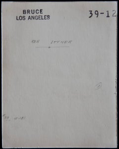 BRUCE BELLAS Vintage 1950s Photo of Male Physique Model KEN ITTNER