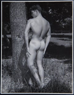 BRUCE BELLAS Vintage 1950s Photo of Male Physique Model RLEE BREWER