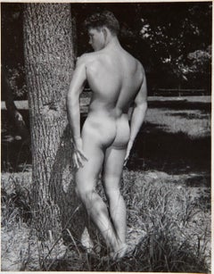 BRUCE BELLAS Vintage 1950s Photo of Male Physique Model RLEE BREWER