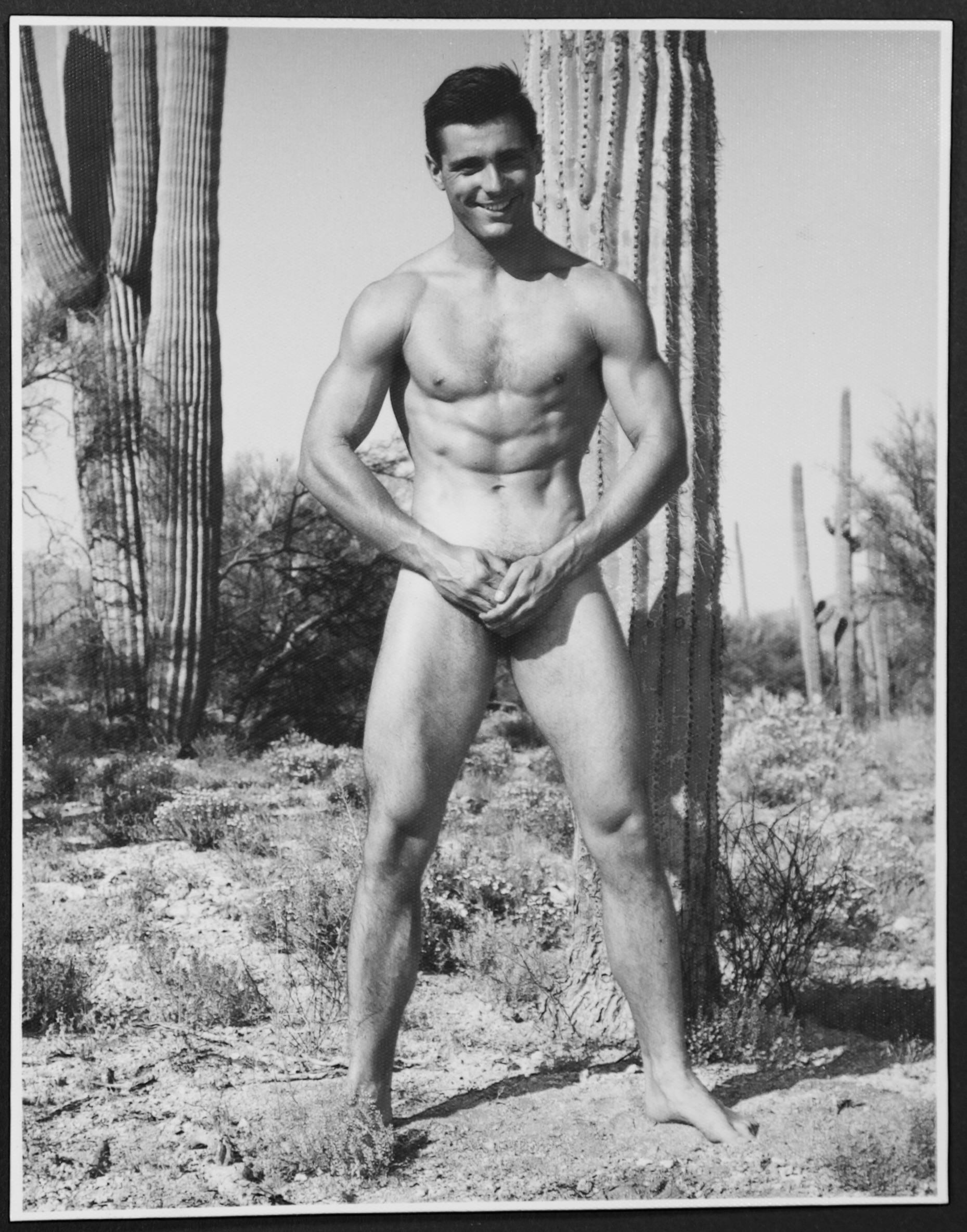 Nude Photograph Bruce Bellas / Bruce of Los Angeles - Bruce Bellas Vintage 1950s Photo Set of Male Physique model Perry Peters