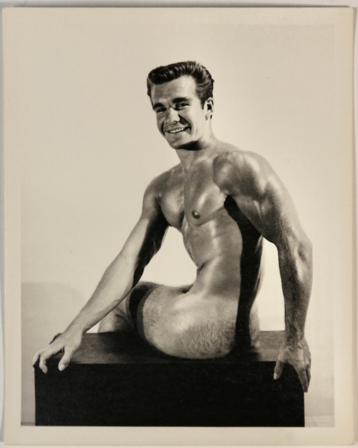 Bruce Bellas Vintage 1950s Photo Set of 6 Male Physique model Robert Weitknect - Post-War Photograph by Bruce Bellas / Bruce of Los Angeles