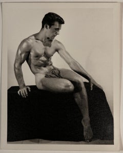 Bruce Bellas Vintage 1950s Photo Set of 6 Male Physique model Robert Weitknect