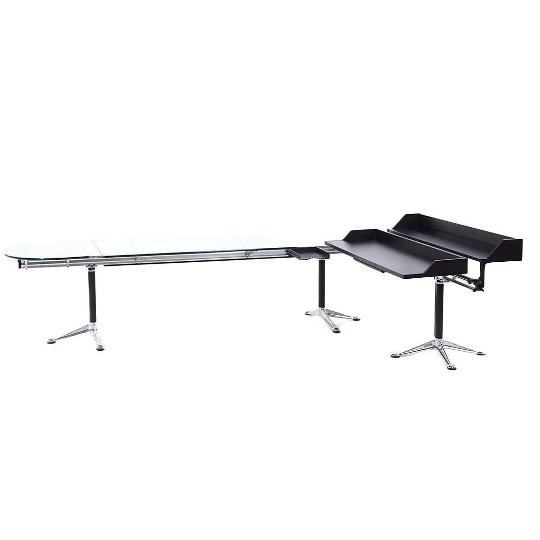 Americano Bruce Burdick per Herman Miller Scrivania direzionale di metà secolo in vendita