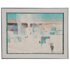 Bruce Carlton Nowlin Monotype Lithograph