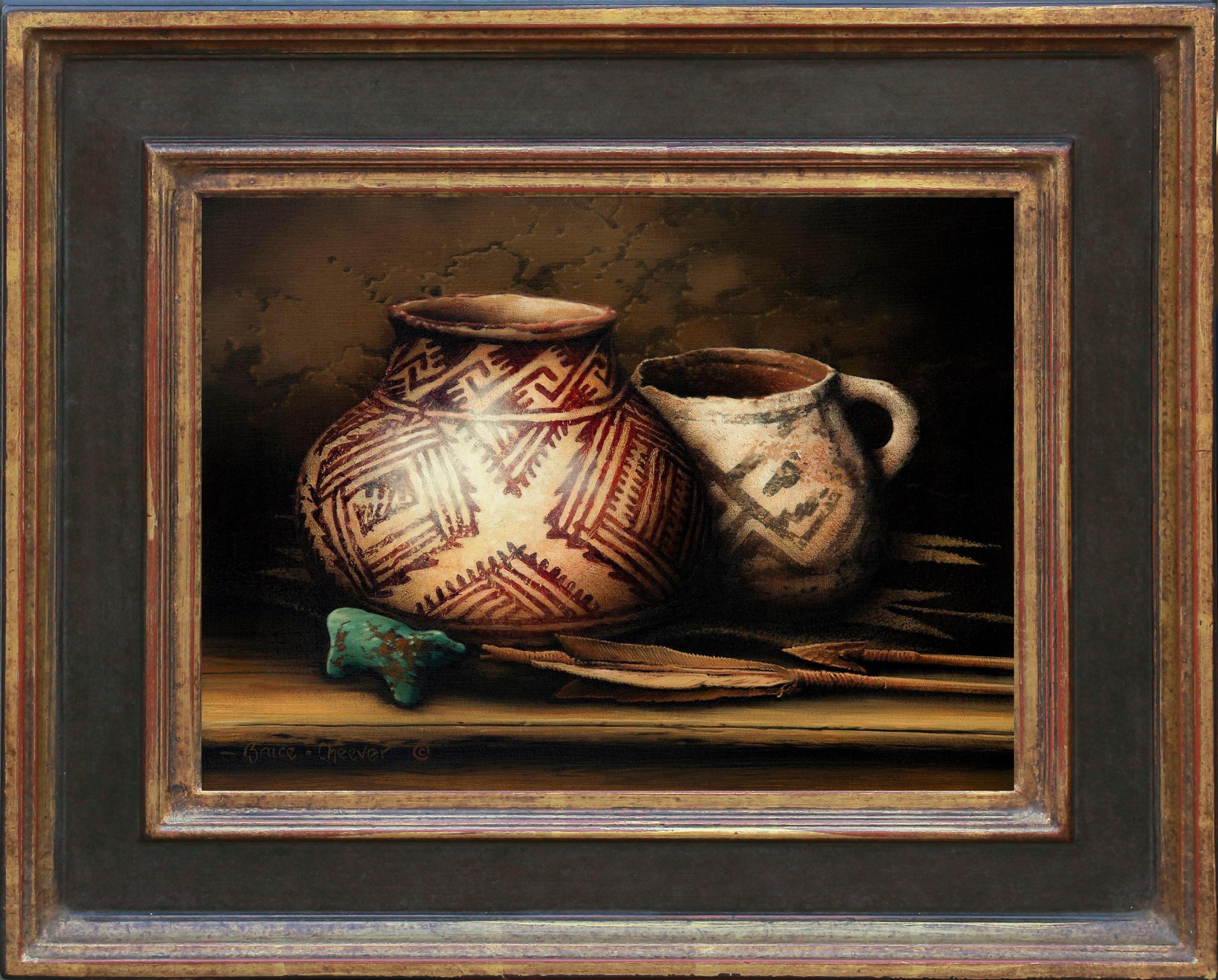 Navajo-Karmesinrot – Painting von Bruce Cheever
