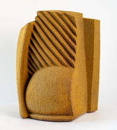 Vaso escultural: arte cerámico contemporáneo esculpido a mano