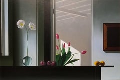 Interior with Sunlit Tulips