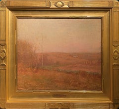 "Paesaggio d'autunno", Bruce Crane, Impressionista americano tonalista Scena d'autunno