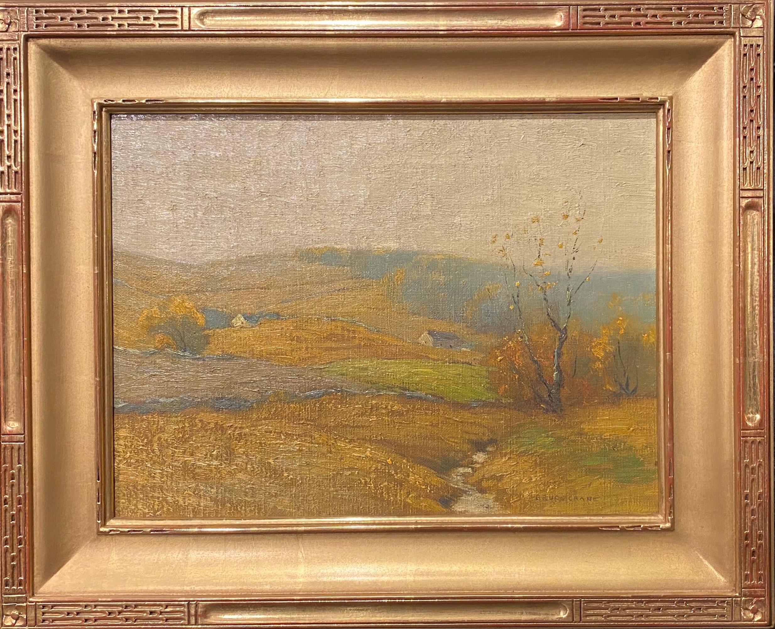Bruce Crane Landscape Painting - Golden Afternoon, Mohawk Valley