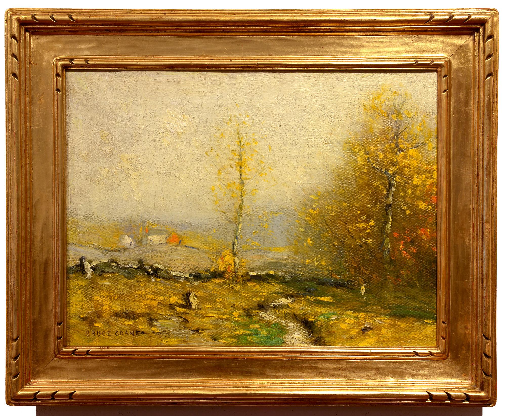 Homestead in Autumn - Painting by Bruce Crane