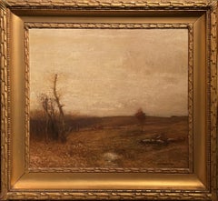 "November" Bruce Crane, Tonalism Landscape Autumn Scene, American Impressionism