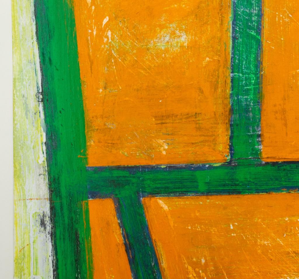 20th Century Bruce Cunningham Untitled Acrylic on Paper, 1987 For Sale