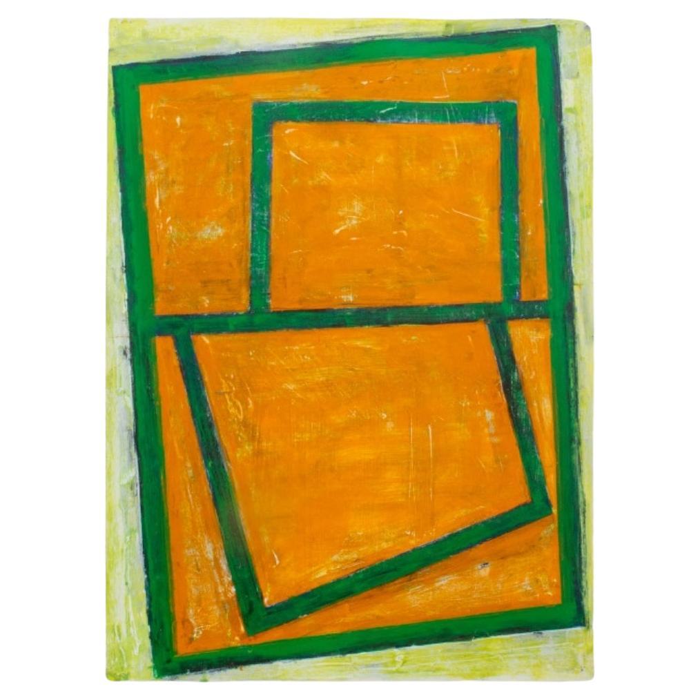 Bruce Cunningham Untitled Acrylic on Paper, 1987 For Sale