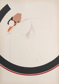 Jacopo's Woman, Abstract Expressionist Embossed Lithograph by Bruce Dorfman