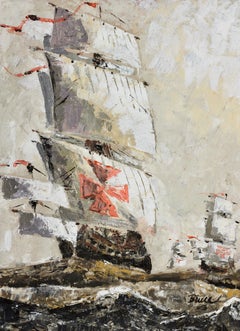 Bruce Elliot Roberts '1910' Oil on Canvas