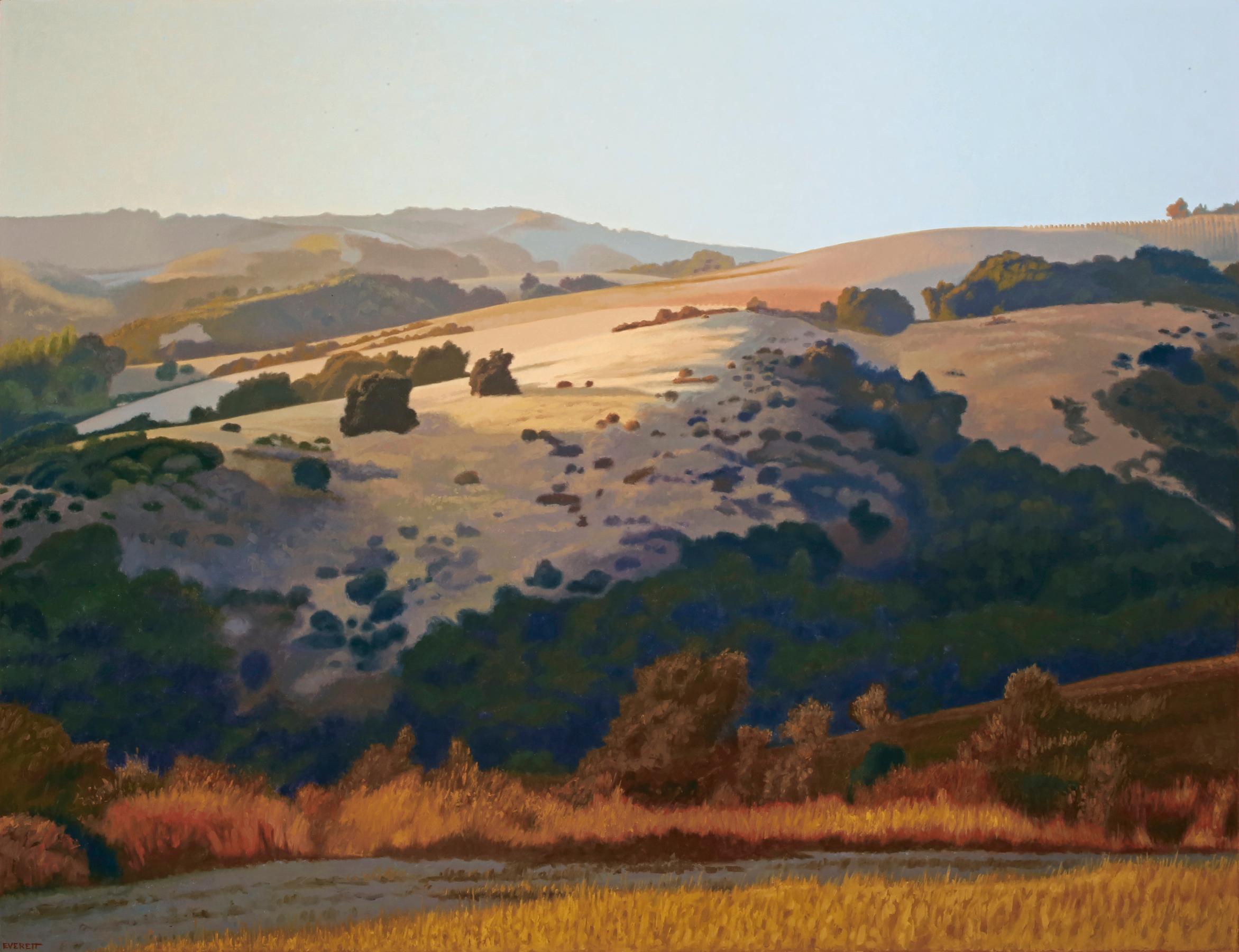 Bruce Everett Landscape Painting - Calcareous (Paso Robbles)