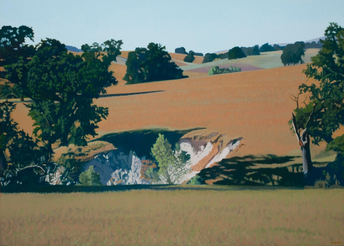 Bruce Everett Landscape Painting - Harris Creek
