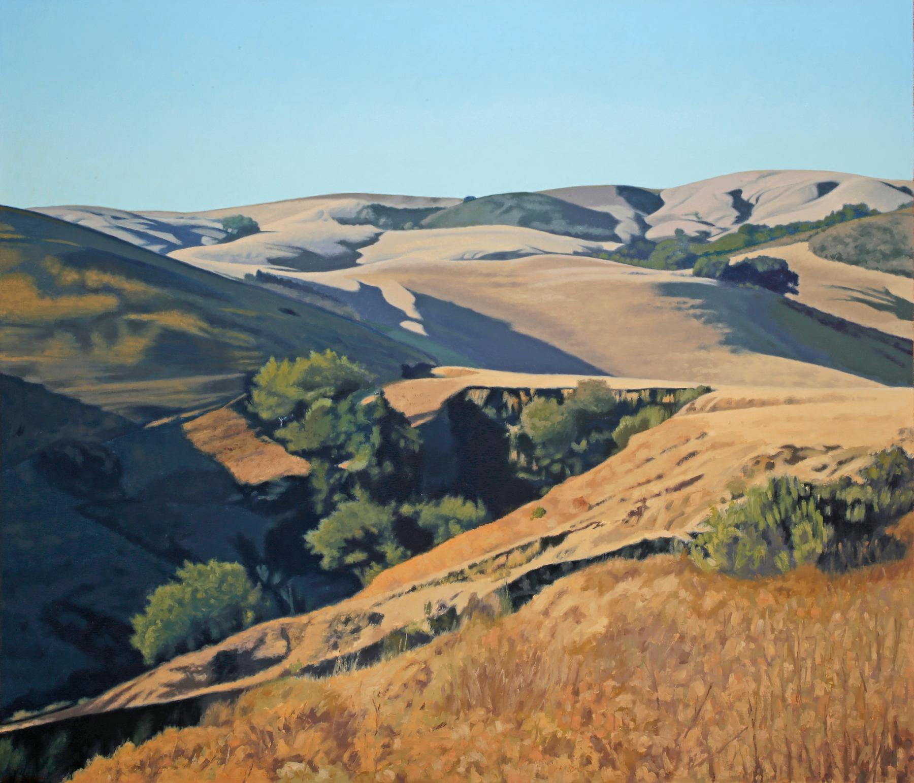 Bruce Everett Landscape Painting - Off Green Valley Road